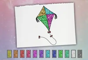 Игра Книжка Раскраска с Блестящими Игрушками