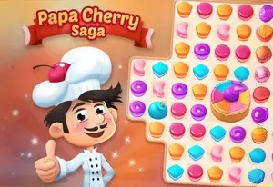 Игра Папа Черри: 3 в ряд