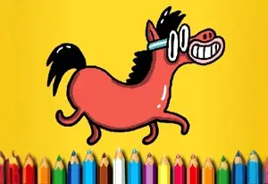Pony Coloring Book Game