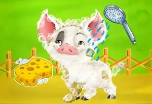 Игра Малышка Тейлор на ферме заботится о животных онлайн