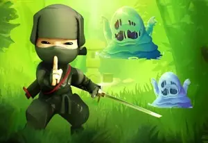 Игра Ниндзя против слизи