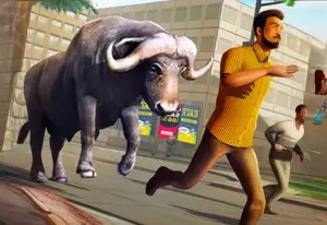 Симулятор дикой охоты Angry Bull Attack