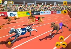 Dog Race Sim 2020: Игры про собачьи бега