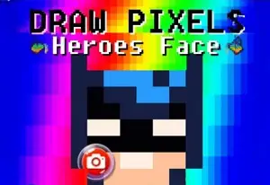 Игра Рисуем по Пикселям: Лица Героев