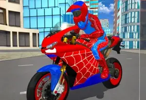 Hero Stunt Spider Bike Simulator 3D