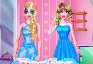 Besties Face Art