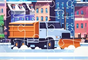 Снегоочистители Грузовики Пазл