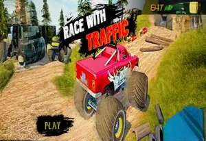 Ultimate MonterTruck Race With Traffic 3D