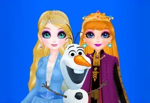 Игра Холодное Сердце 2 - одевалка Эльзы и Анна