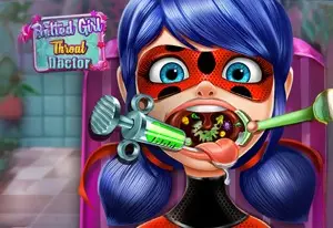 Игра Леди Баг Лечит Горло