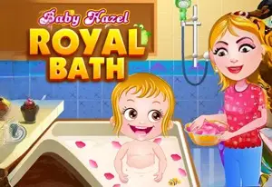 Игра Малышка Хейзел: Королевская Ванна