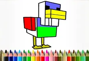 Раскраска BTS Monster Craft