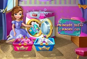 Игра День Стирки Принцессы