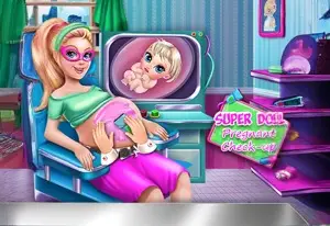 Игра Беременная Барби на Обследовании