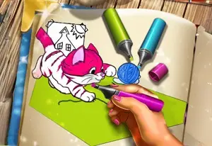 Игра Книга Раскрасок с Животными