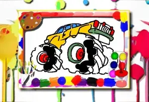 Monster Truck Coloring Book