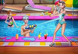 Игра Сестрички на вечеринке у бассейна