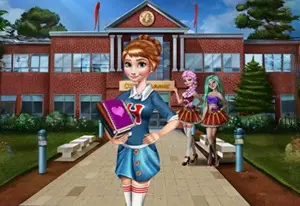 Игра Анна готовится к школе