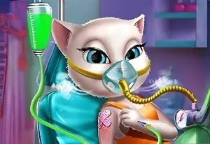 Игра Лечим говорящую Анжелу