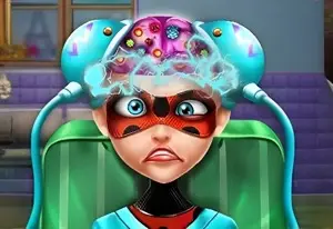 Игра Операция на мозге Леди Баг
