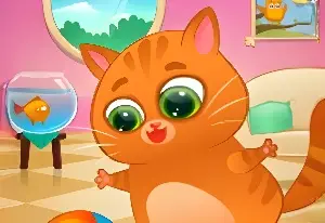 Игра Котенок Бубу: Бубу Играет