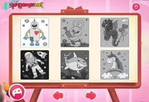 Игра Веселая Раскраска