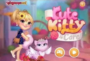 Игра Милая игра по уходу за котенком