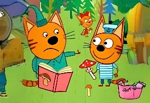 Игра Три кота: Коржик грибник