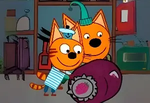Игра Три кота развлекаются