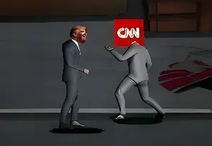 Game Fight: Trump vs. CNN