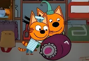 Игра Три Кота: Игры в Темноте