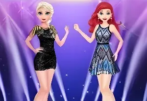 Игра Эльза Против Ариэль: Модный Конкурс
