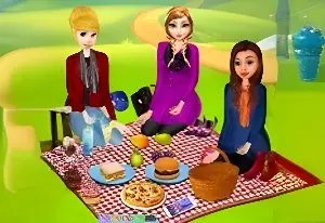Игра Осенняя Прогулка Диснеевских Принцесс