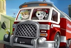 Игра Щенячий патруль пожарные