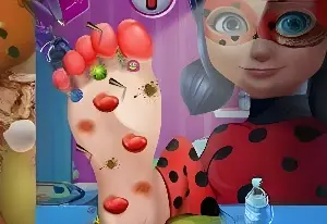 Игра Операция на Ноге Леди Баг
