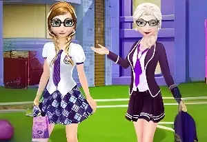 Frozen Sisters Back To School