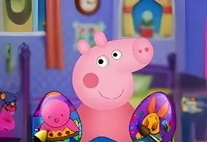 Игра Свинка Пеппа и Пасхальные Яйца