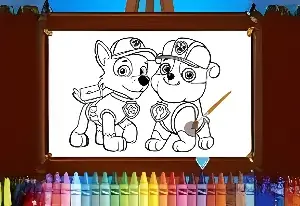 Игра Раскраски Щенячий Патруль