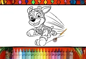 Игра Раскраски Щенячий патруль