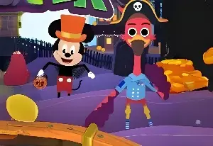 DisneyNow Хэллоуин тележка бластер
