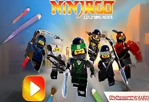 Игра Раскраска Лего Ниндзяго