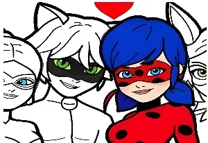 LadyBug Coloring Book With Magic Pen