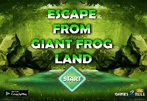 G2R-Побег из страны гигантских лягушек HTML5 | 8BGames