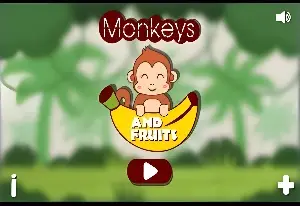 Game Monkey and Fruits online
