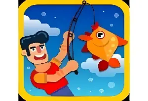 Игра Маленькое безумное рыболовство онлайн
