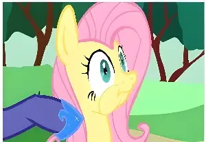 Fluttershy 'eeeps' by Ayla Kurone