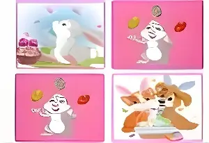 Пасхальные яйца Bunny Match Crush