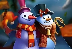 G4K Yule Snow Couple Escapee