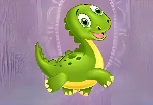 G4K Cute Dinosaur Escapee