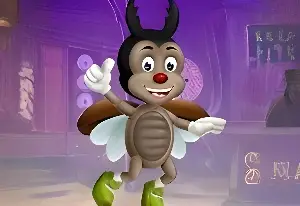 G4K Humorous Brown Beetle Escapee